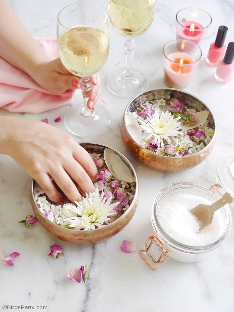 a relaxing home spa party for mother's day - party ideas | party