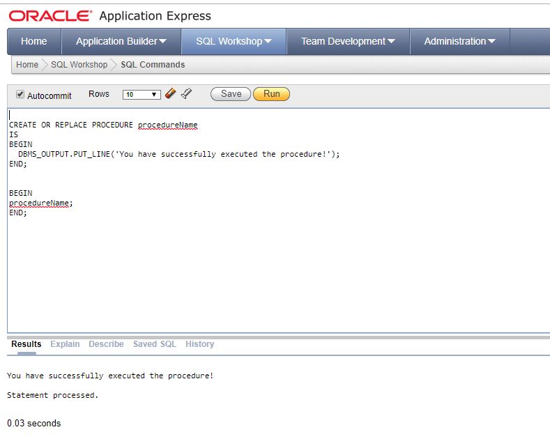 rashid jorvee blog: How to create and execute procedure in oracle ...