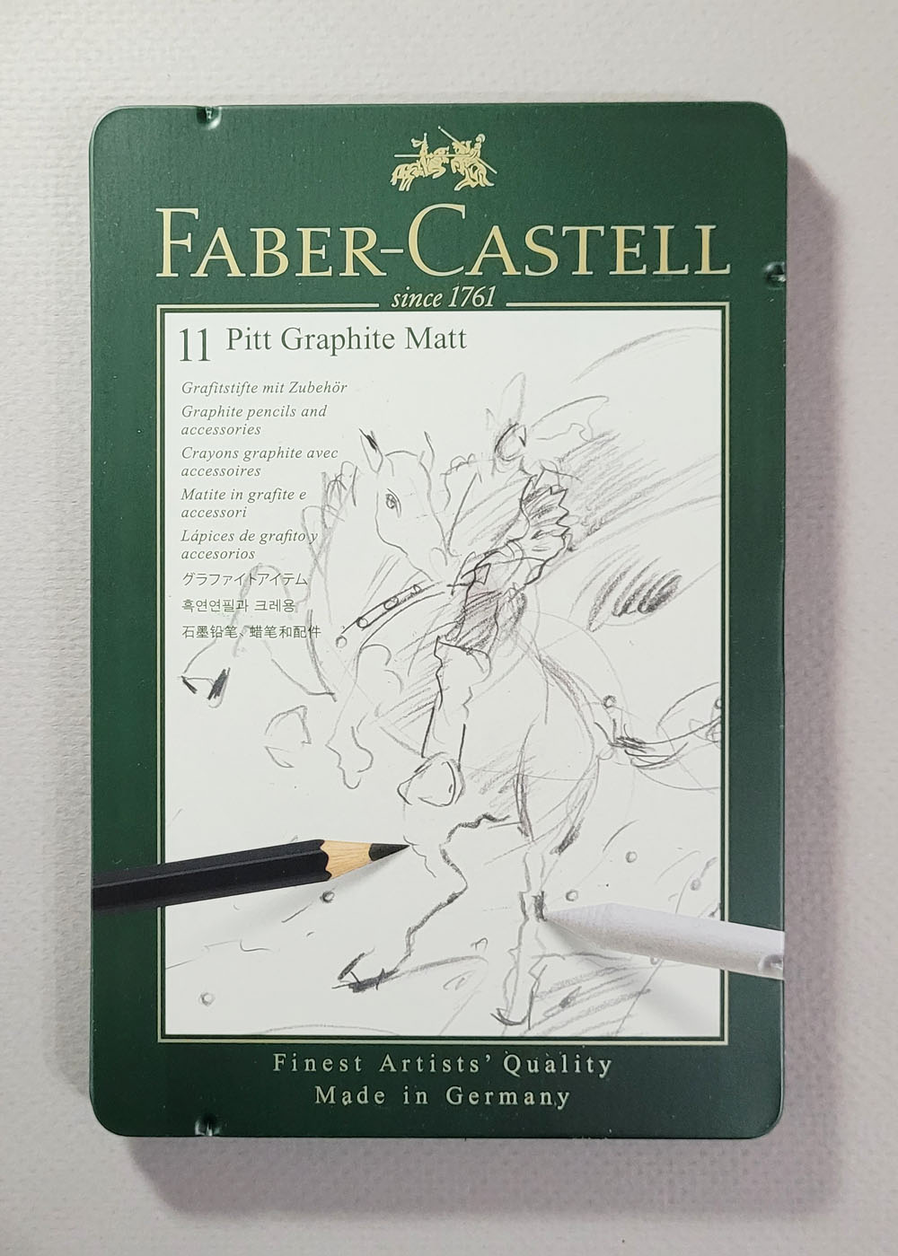 Fueled by Clouds & Coffee: Review: Faber-Castell Pitt Graphite Matt Pencils