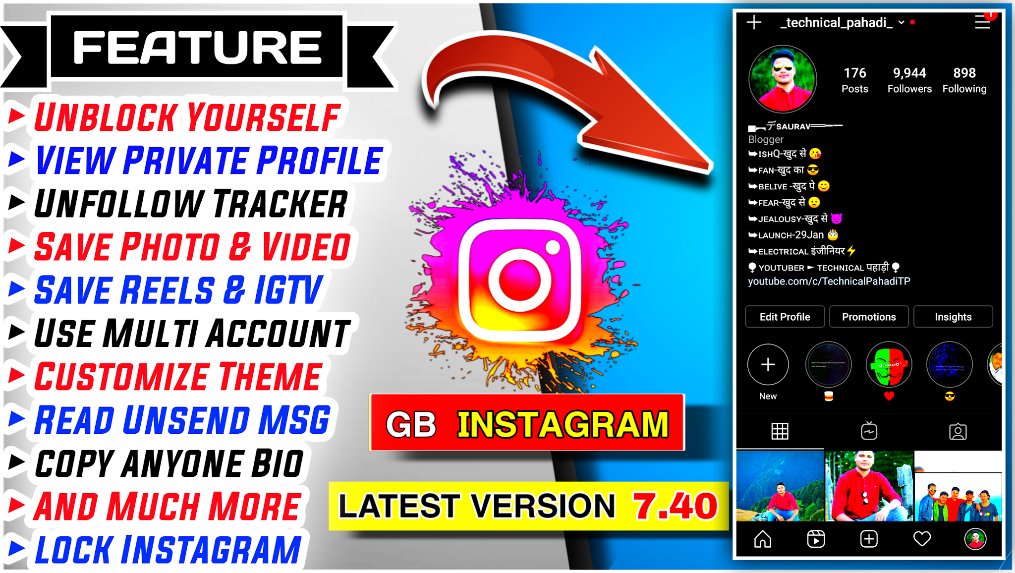 GB INSTAGRAM 8.45 LATEST MOD VERSION 2021  Gb Instagram Download
