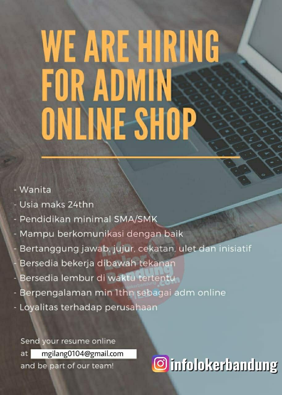 Lowongan Kerja Admin Online Shop Haritama Group Bandung Juni 2021