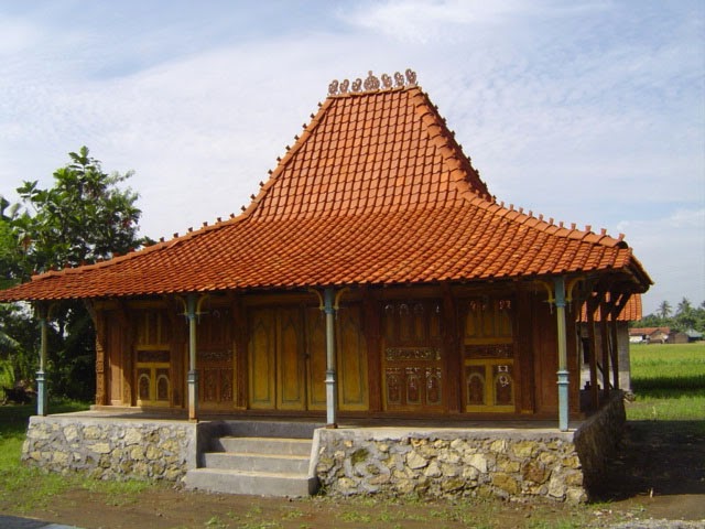 rumah adat jogjakarta: Gambar Rumah Adat Yogyakarta - Joglo