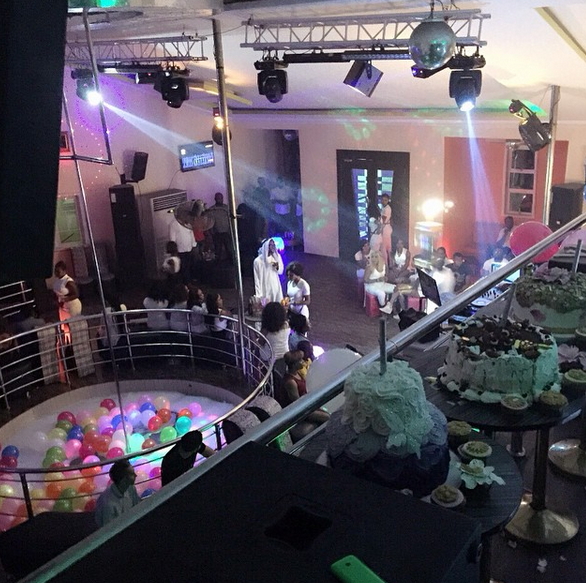 Photos Angela Okorie Put Boobs On Display During Birthday Party At