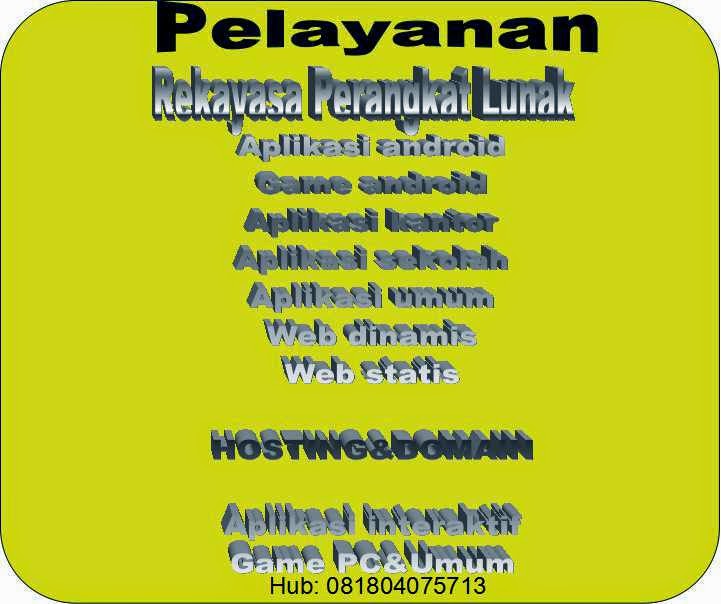 Pelayanan pembuatan game edukasi, game media pembelajaran, game 2d3d