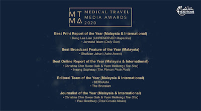 Jom Sertai Medical Travel Media Awards 2020