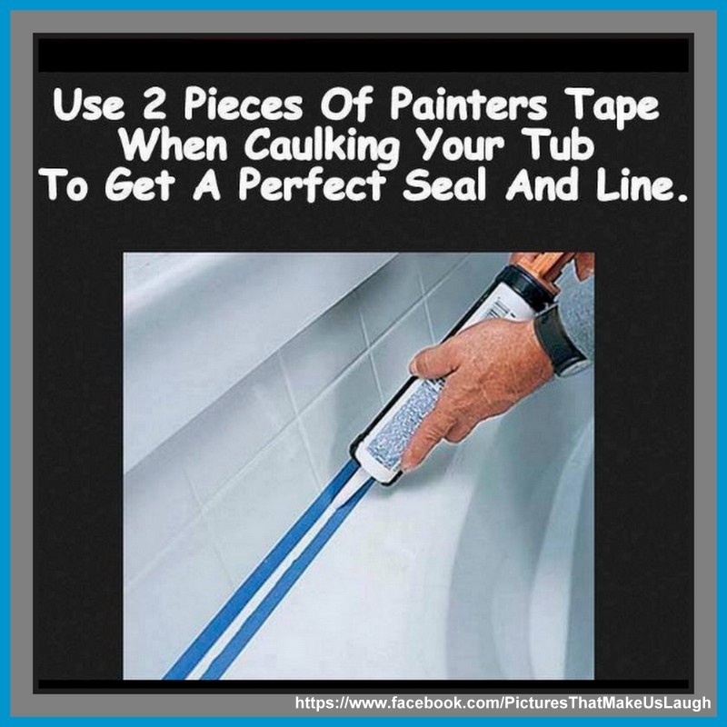 DIY And Household Tips How To Caulk Perfectly