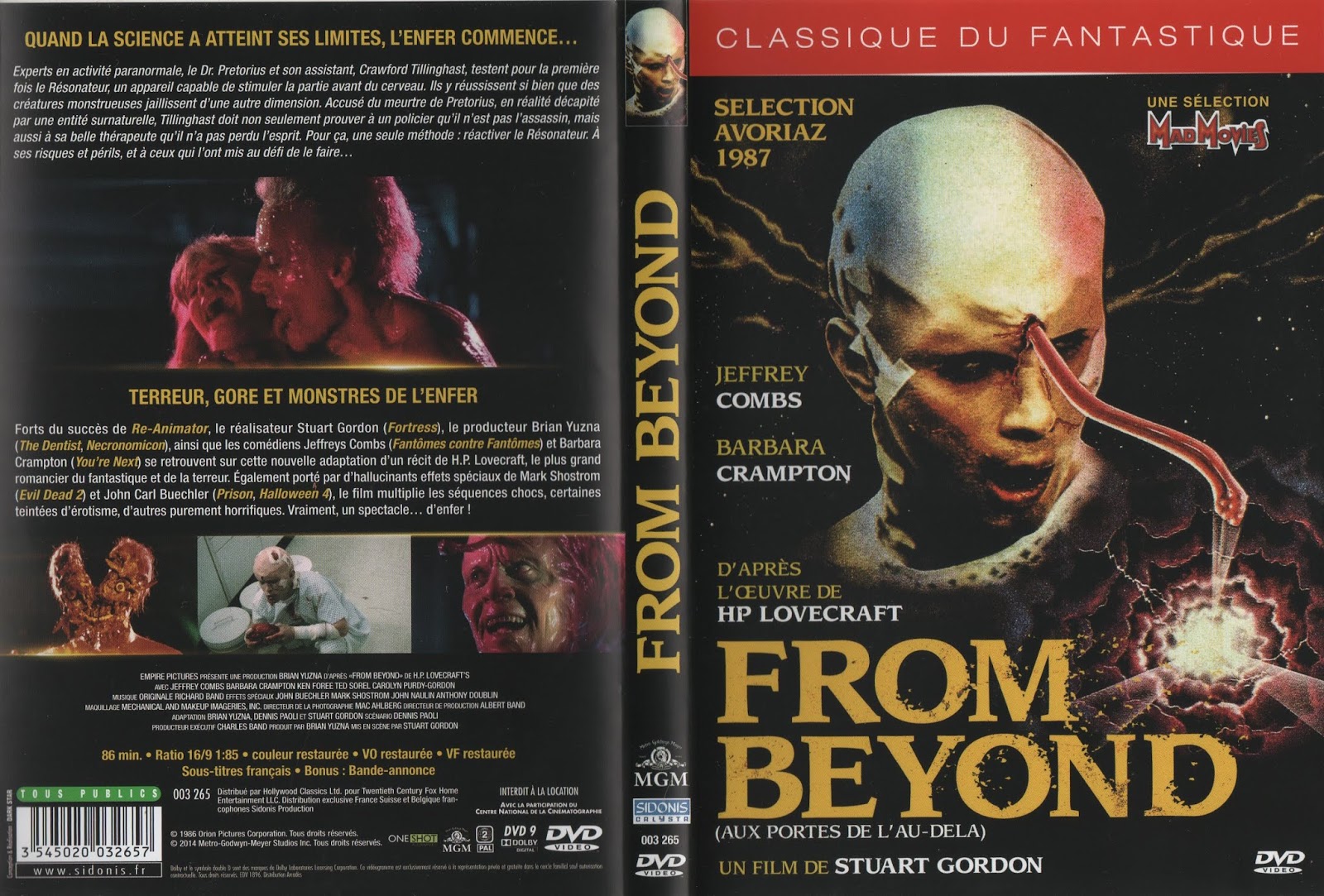 From Beyond Aux Portes De L'au-delà Streaming Le Temple Du Film: Aux portes de l'au-delà (From Beyond) Vf Mkv Dvdrip