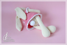 Lalka Crochetka Bunny Julka . Króliczek Julka http://lalkacrochetka.blogspot.com/2019/01/bunny-julka-kroliczek-julka.html