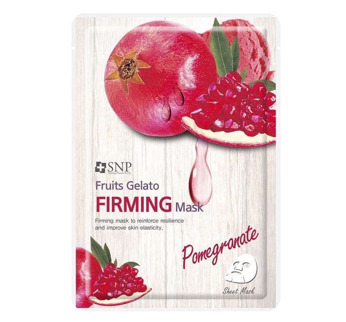 MẶT NẠ DƯỠNG SĂN CHẮC TINH CHẤT LỰU FRUITS GELATO FIRMING MASK – SNP