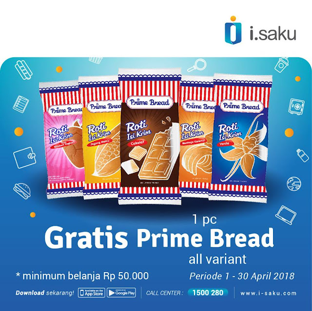 Gratis 1pc Prime Bread All Variant Gratis 1pc Prime Bread All Variant
