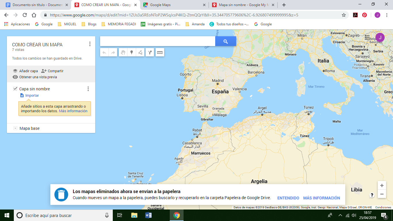Informática Senior: COMO CREAR UN MAPA Y COMO SE COMPARTE