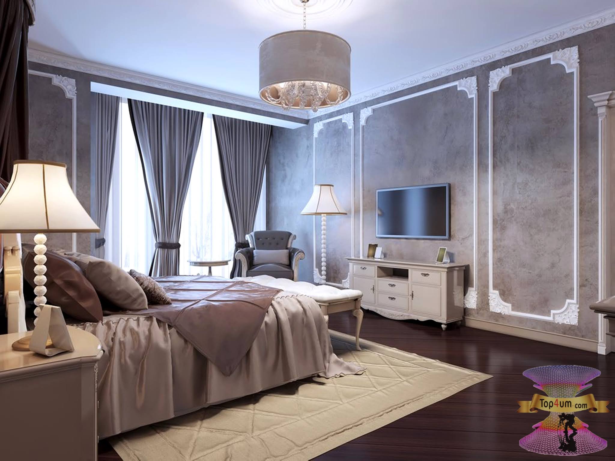كتالوج صور غرف نوم مودرن للعرسان Modern bedrooms ideas