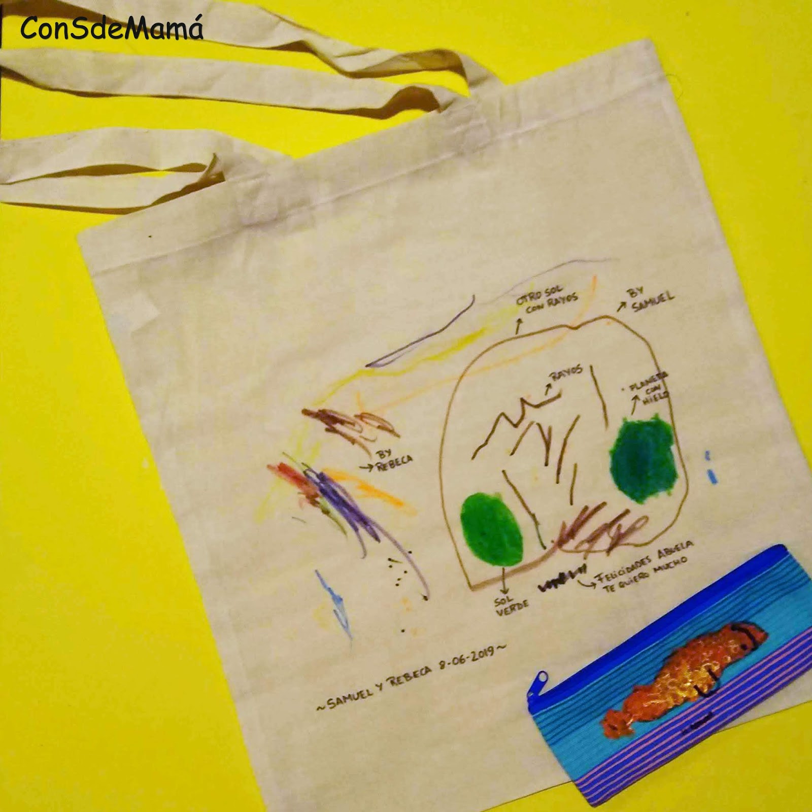 LolaPix Tote Bag. Bolsa De Tela. Regalos Originales Para Profesores. Regalos Personalizados. 36 X 39 Cm. Varios Diseños. Bolsa Greta. Profe Genial