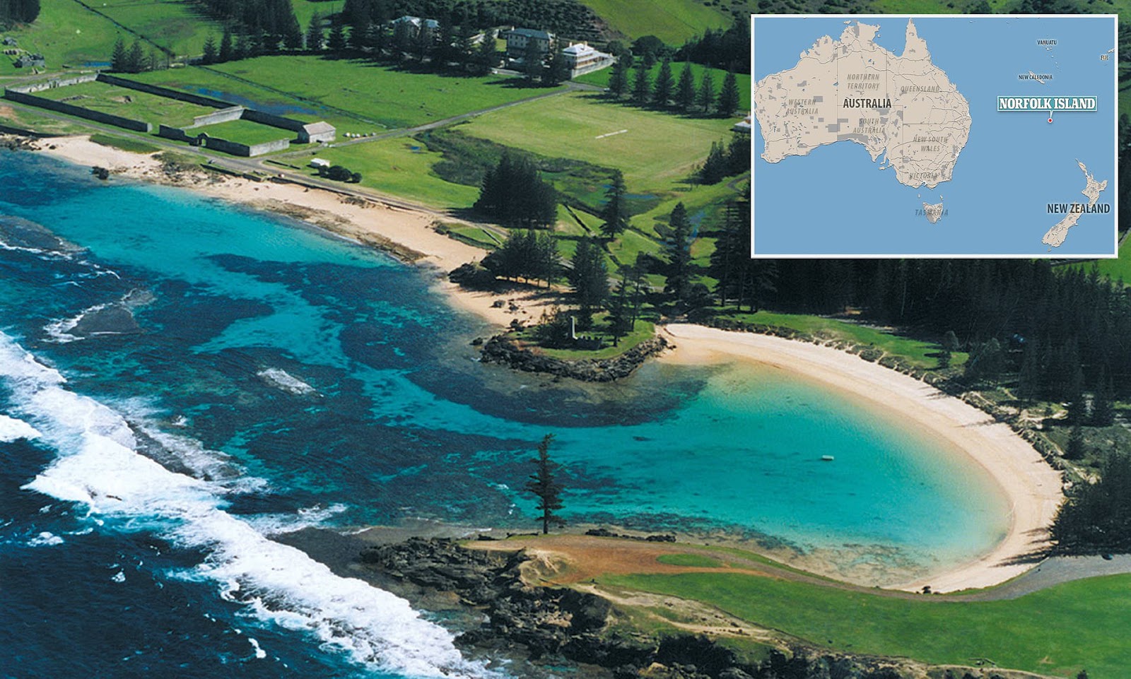 norfolk Island in Australia norfolk Island in Australia