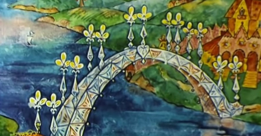Волшебное кольцо мост хрустальный. Хрустальный мост сказка. Хрустальный мост сказка. Хрустальный мост из мультика волшебное кольцо. Волшебное кольцо мост.