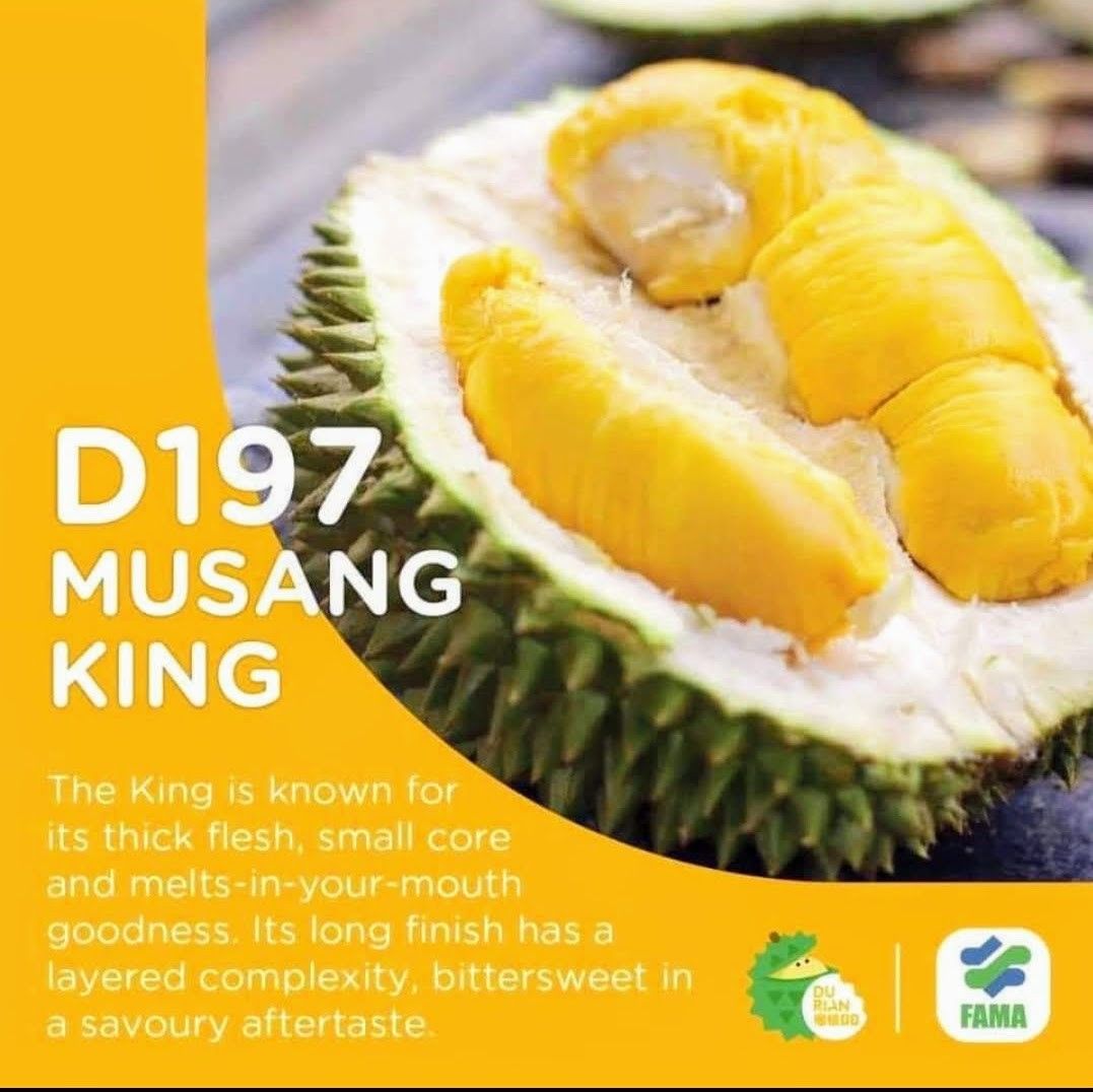 Irresistible Musang King Durian desserts at its