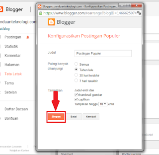 pasang widget cara pasang widget blog dengan mudah