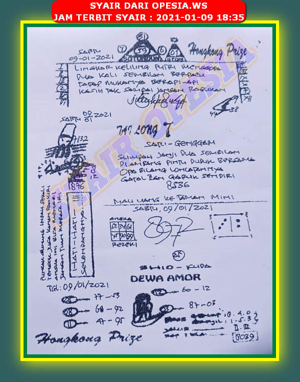 16 Prediksi hk hari ini atiral