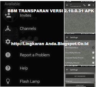 BBM Transparan Versi  2.10.0.31 (Clone)