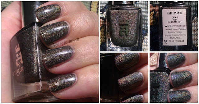 Potions in motion nail blog: A England "Fated Prince" + Darling Diva