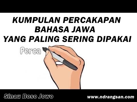 Kumpulan Percakapan Bahasa Jawa Yang Sering Dipakai Setiap Hari Muda Mudi Condrowangsan