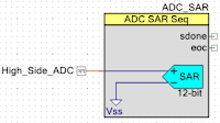 PSoC Launcher ADC Component