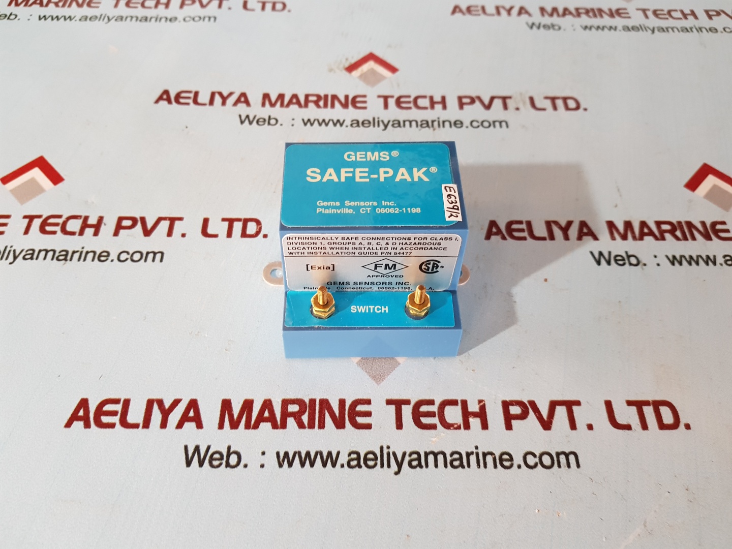 GEMS ST22445 SAFEPAK SENSORS INTRINSICALLY SAFE SWITCH RELAY Aeliya