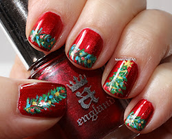 christmas nail polish wednesday artsy nails tree marias