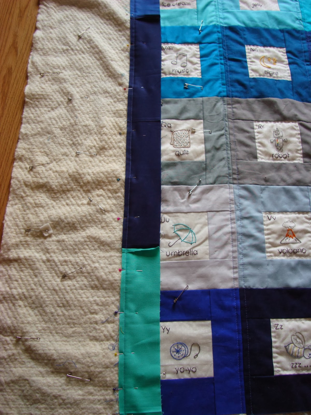 S is for Stitch quilt and an easy border tutorial / CHARM ABOUT YOU