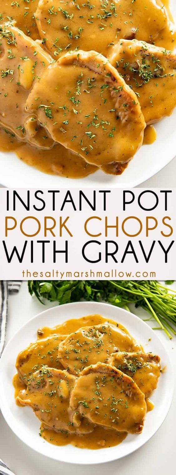 Instant Pot Pork Chops With Gravy VICTORSDIARY