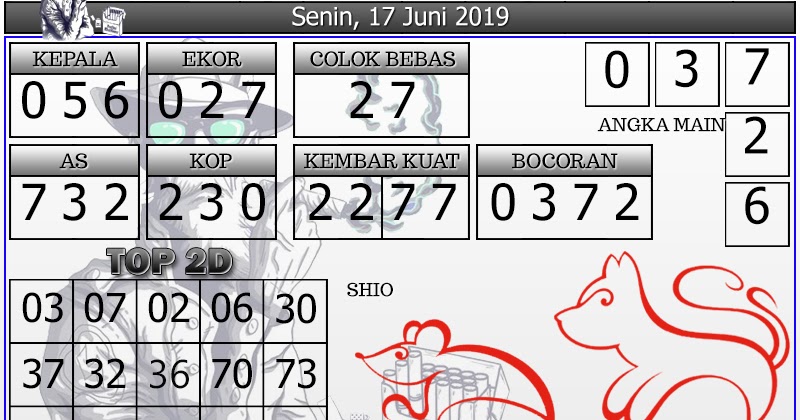 Info Prediksi Togel Prediksi Togel Singapore 17 Juni 2019