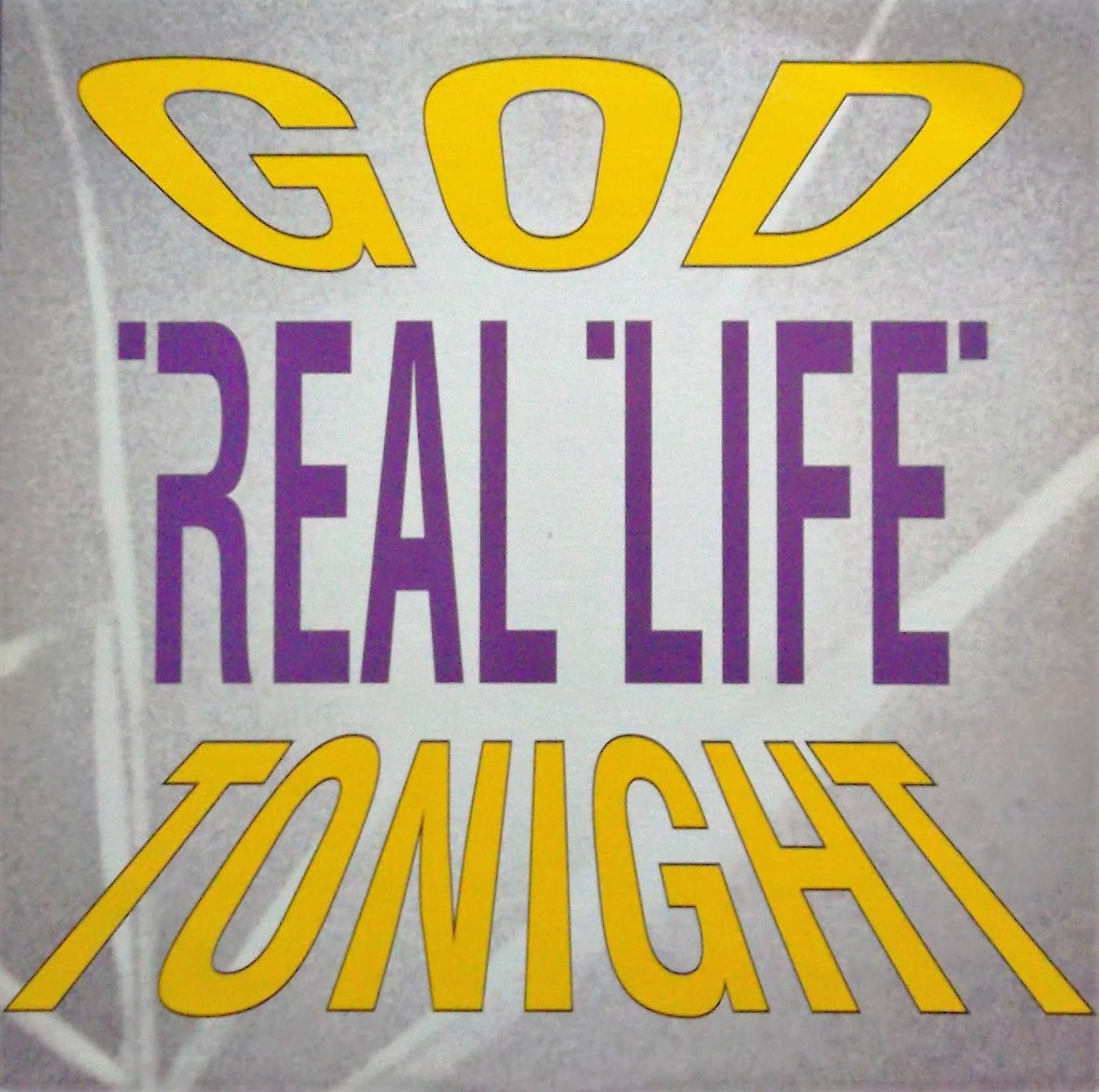 God is life. Magazine real Life Vinyl. LP Death Valley album.