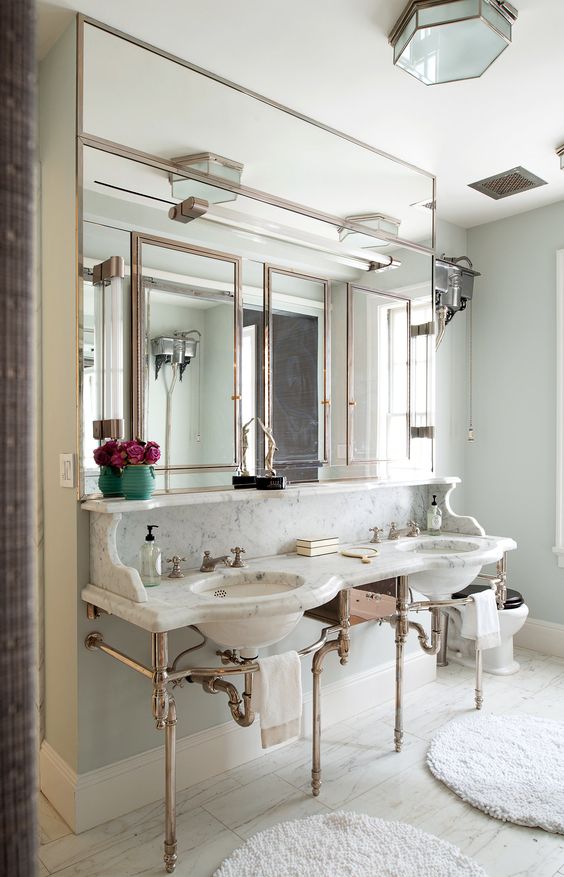 Décor Inspiration: Industrial-Inspired Powder Rooms