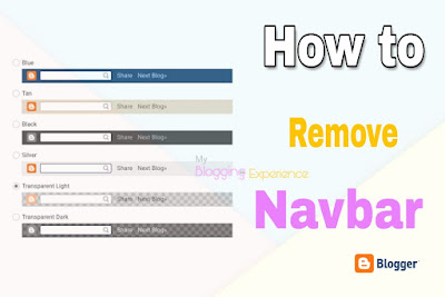 How to Remove ( Hide ) Navbar From Blogger 