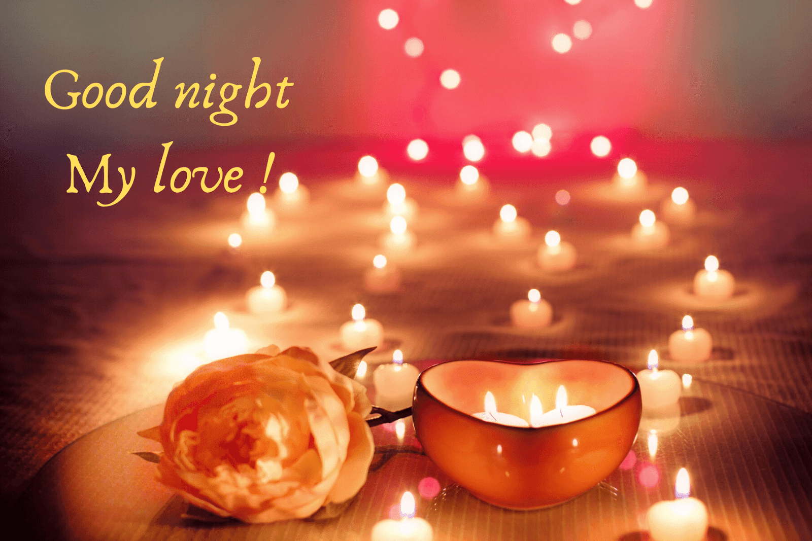 Associazione: Love Good Night Candle Images