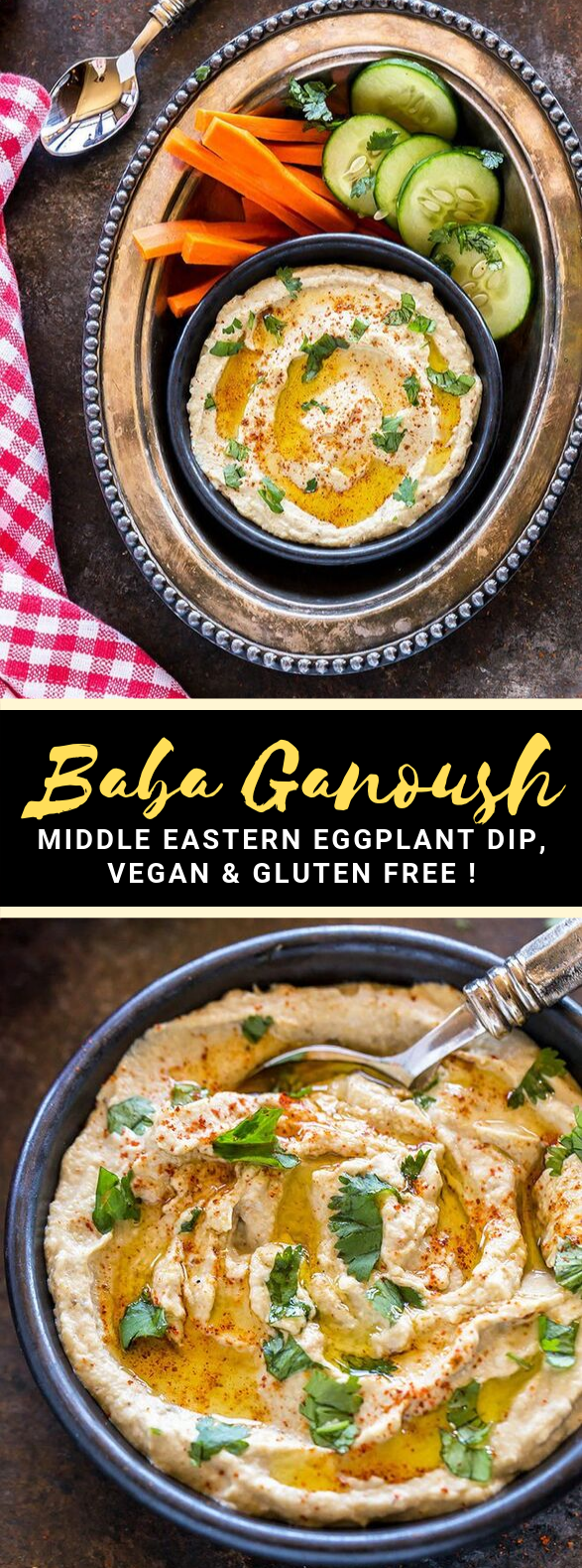 Baba Ganoush #vegan #vegetarian Baba Ganoush #vegan #vegetarian