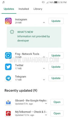 WA Latest Version Release Notes