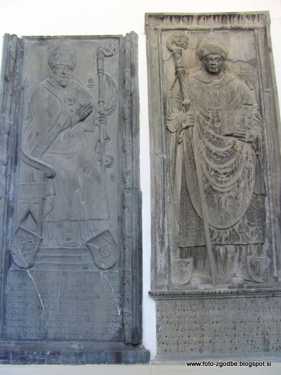 Gornji Grad, katedrala sv. Mohorja in Fortunata, nagrobna plošča Slovenija, Štajerska