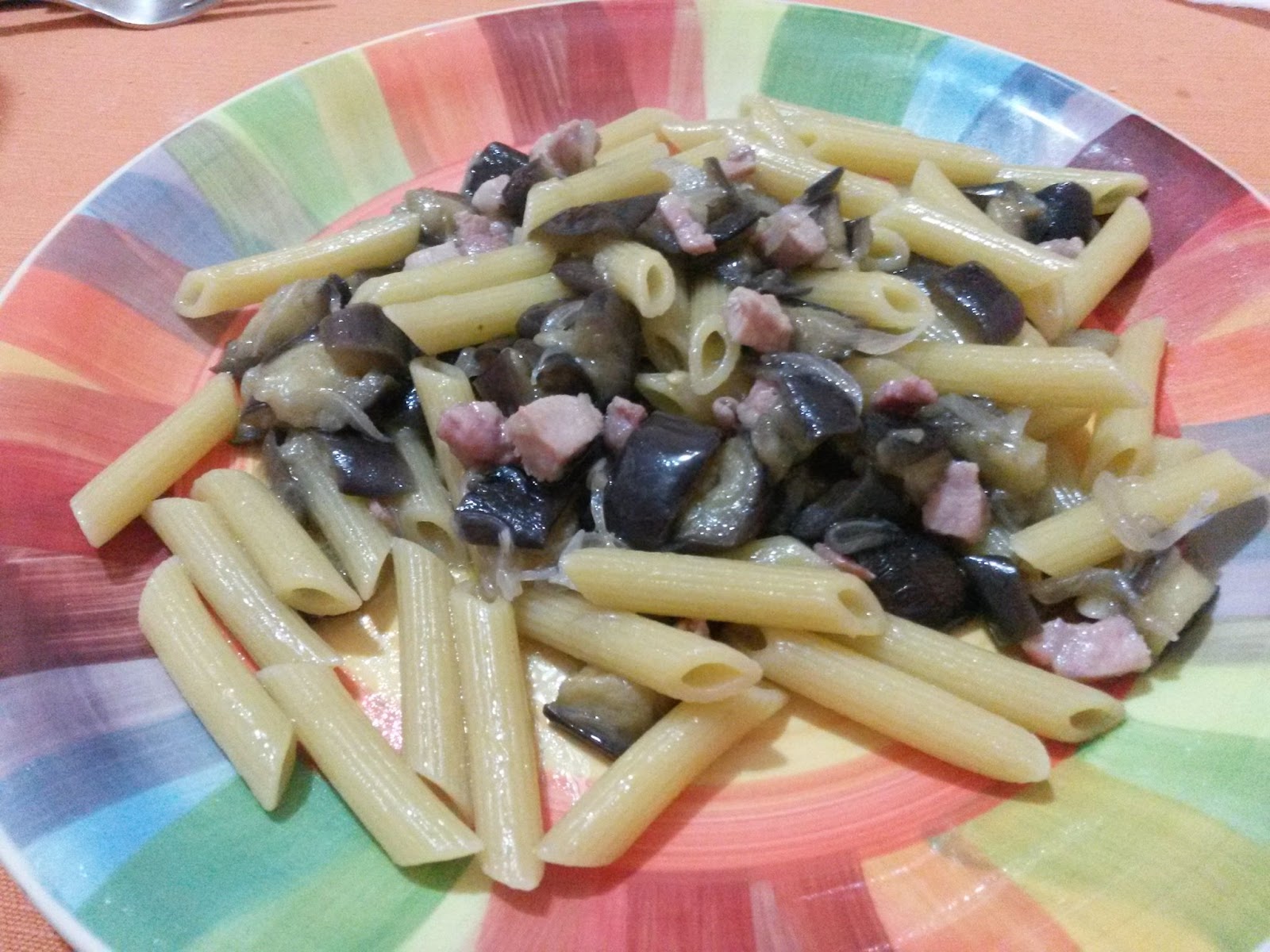 a.c PASTA MELANZANE E PANCETTA