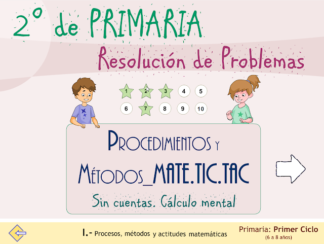 2º de Primaria. Resolución de Problemas_MATETICTAC. Cálculo mental