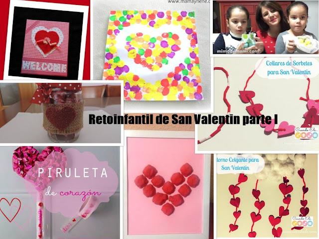 Manualidades infantiles para San Valentin