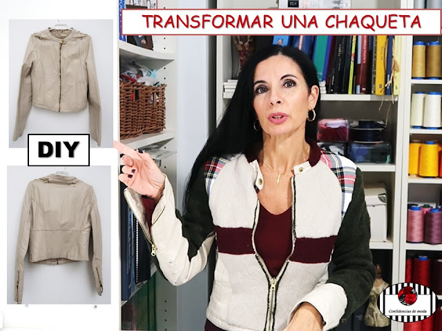 Cómo RENOVAR una CHAQUETA VIEJA. DIY