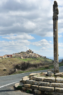 Ujué, crucero, saludo, Navarra