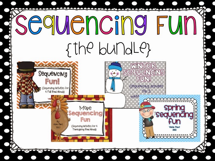 http://www.teacherspayteachers.com/Product/Sequencing-Fun-The-Bundle-1542159