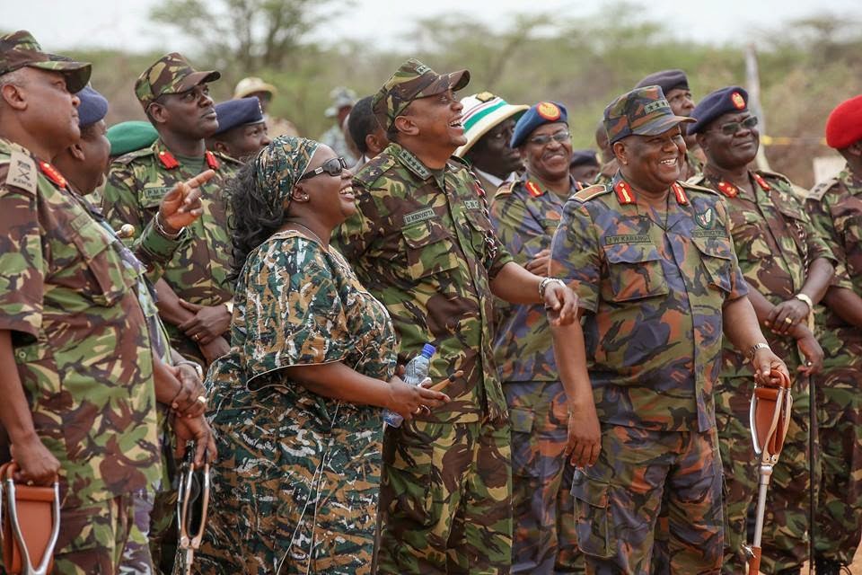 President UHURU KENYATTA wears military uniform - RAILA ODINGA should ...