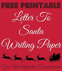 Free Letter To santa Writing Paper Santa Letters