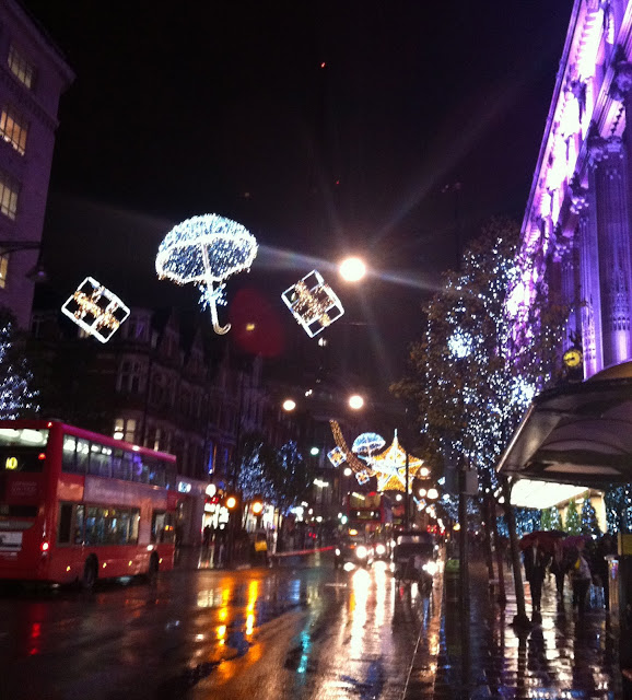 Oxford Street Christmas Lights A Little Further North