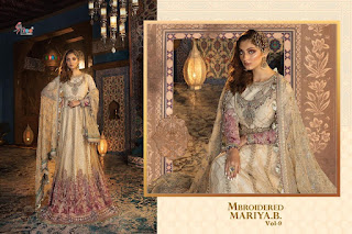 Shree Fab Mbroidered Mariya B Vol 9 Pakistani Suits