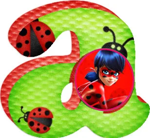 Abecedario de Miracoulus Ladybug. Miracoulus Ladybug Alphabet.