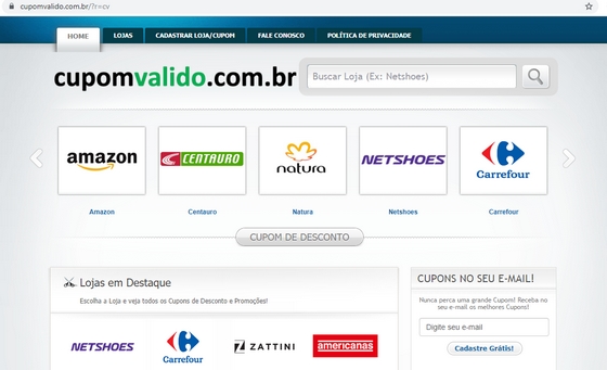 Cupom Válido